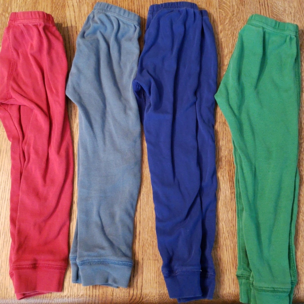 4 pairs Primary pajama pants
